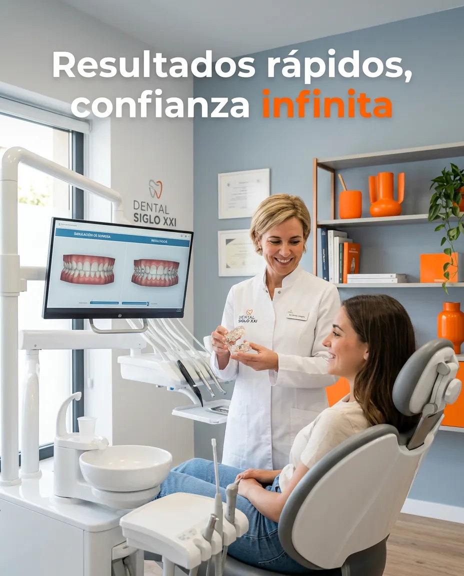 Invisible orthodontics — dental result for Instagram