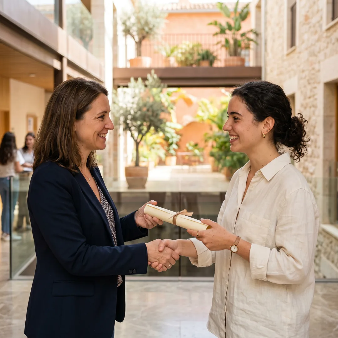Diploma ceremony — brand content