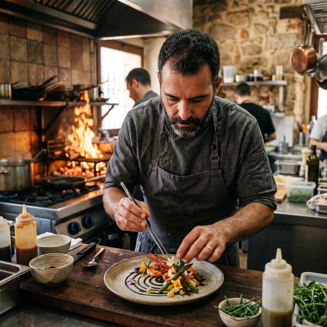Chef plating — brand content