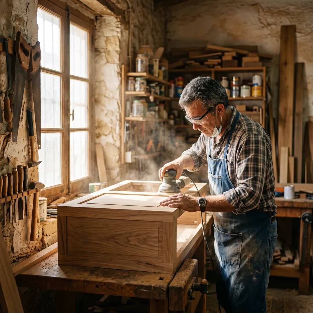 Craftsmanship in the workshop — social media content