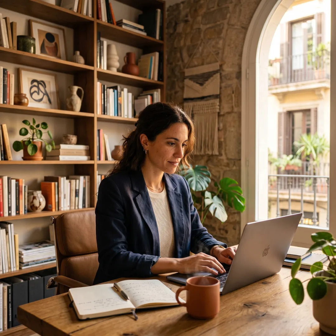 Firm at work — brand content