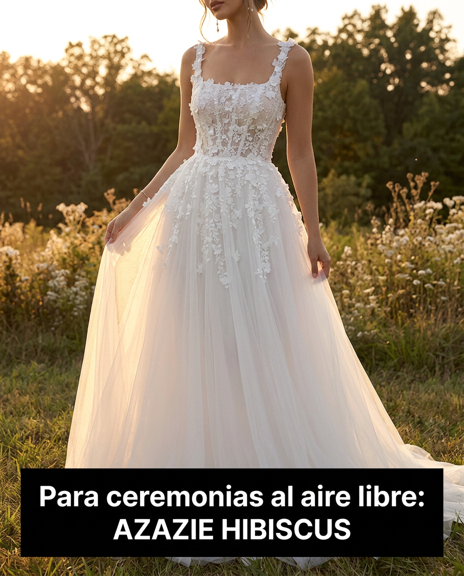 Azazie Hibiscus para ceremonias al aire libre