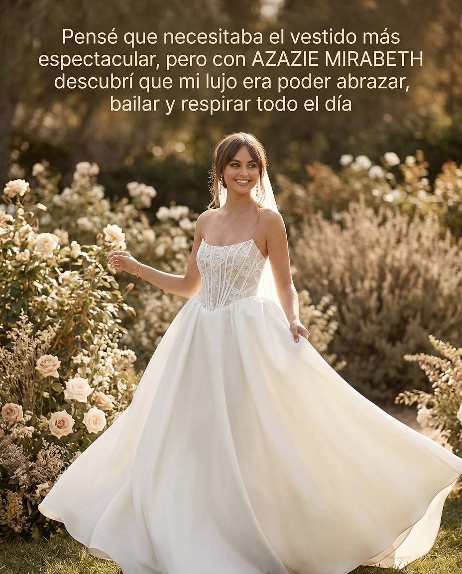 Novia en el jardín